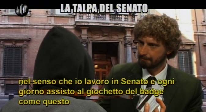 La talpa del Senato - Iene show 5 maggio 2013