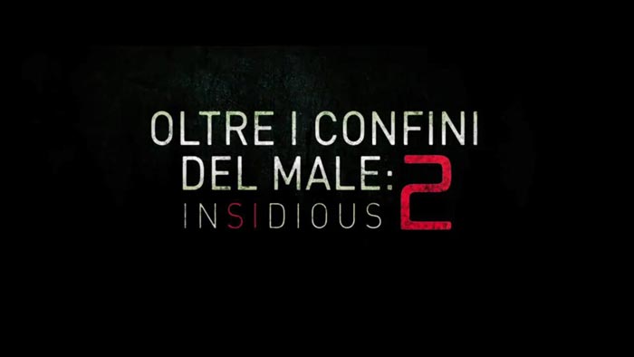 Promo Non ha finito con noi - Oltre i confini del male - Insidious 2