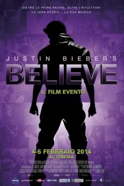 locandina Justin Bieber – Believe