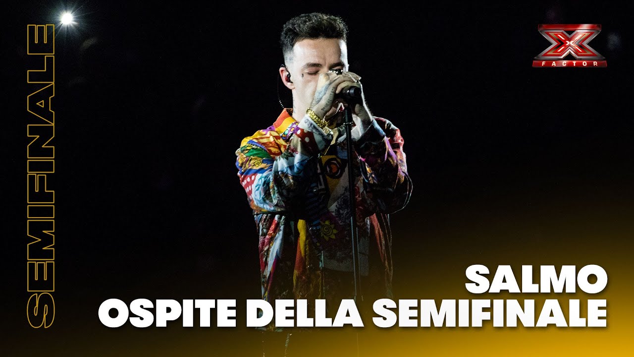 X Factor 2018: l'esibizione di Salmo alla Semifinale