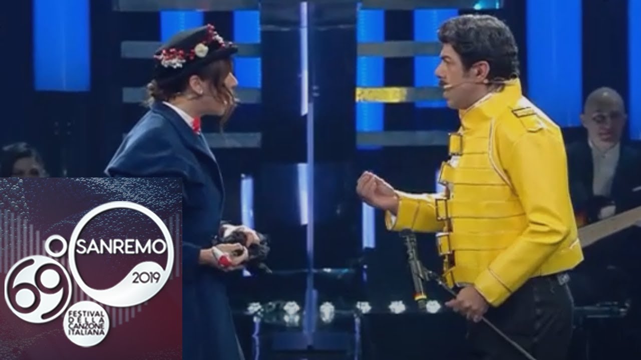 Sanremo 2019, Pierfrancesco Favino e Virginia Raffaele in musical