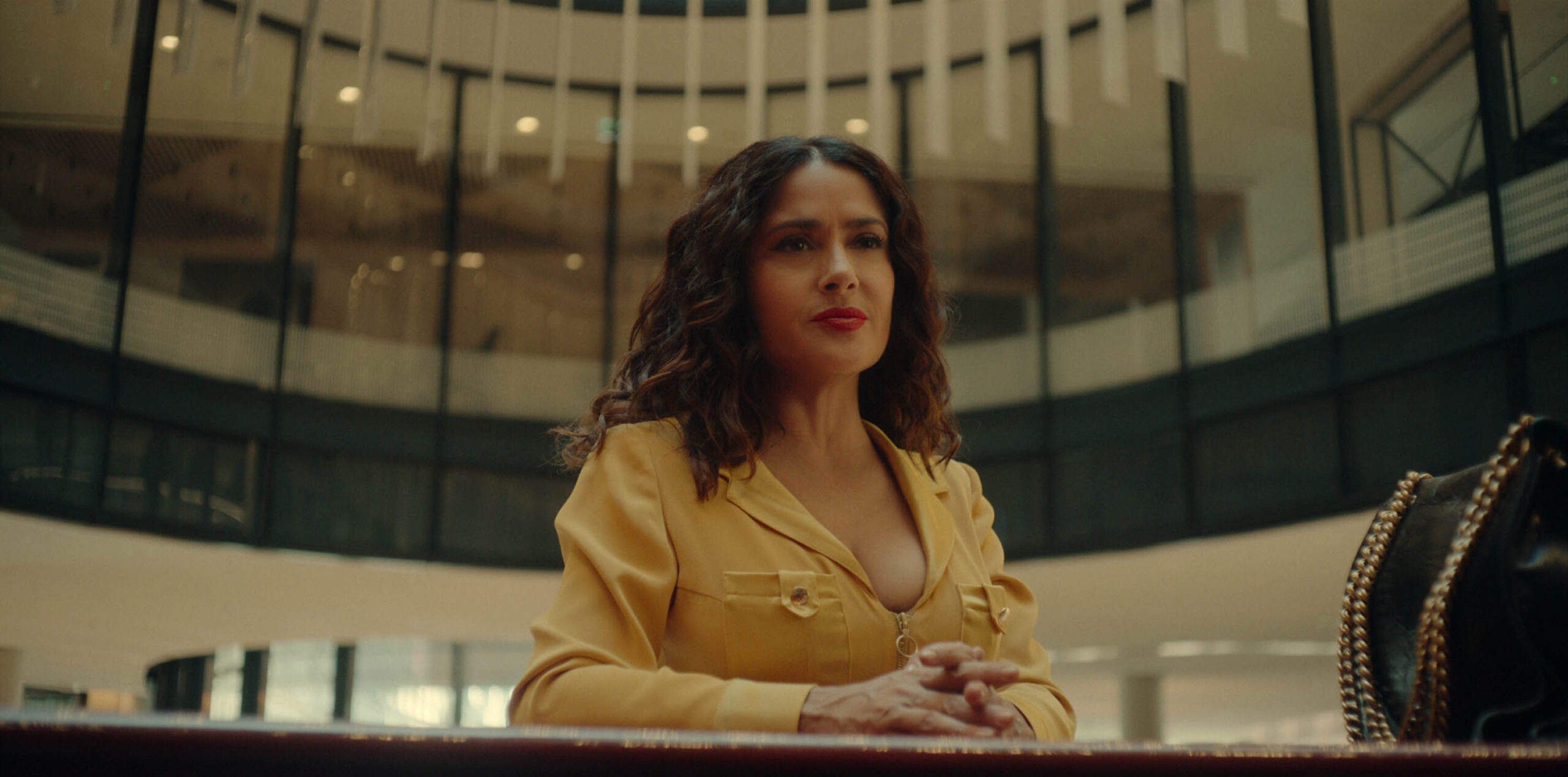Salma Hayek in Black Mirror 6x01 [tag: Salma Hayek] [credit: courtesy of Netflix]