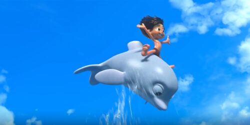 Blu e Flippy - Amici per le pinne, trailer film di Mohammad Kheyrandish