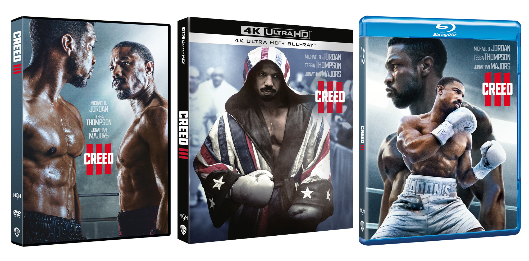 Creed III in DVD, Blu-ray, 4K Ultra HD e Steelbook 4K Ultra HD
