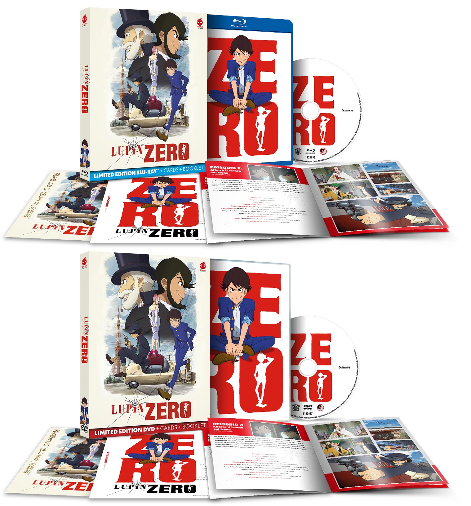 Lupin Zero in DVD e Blu-ray