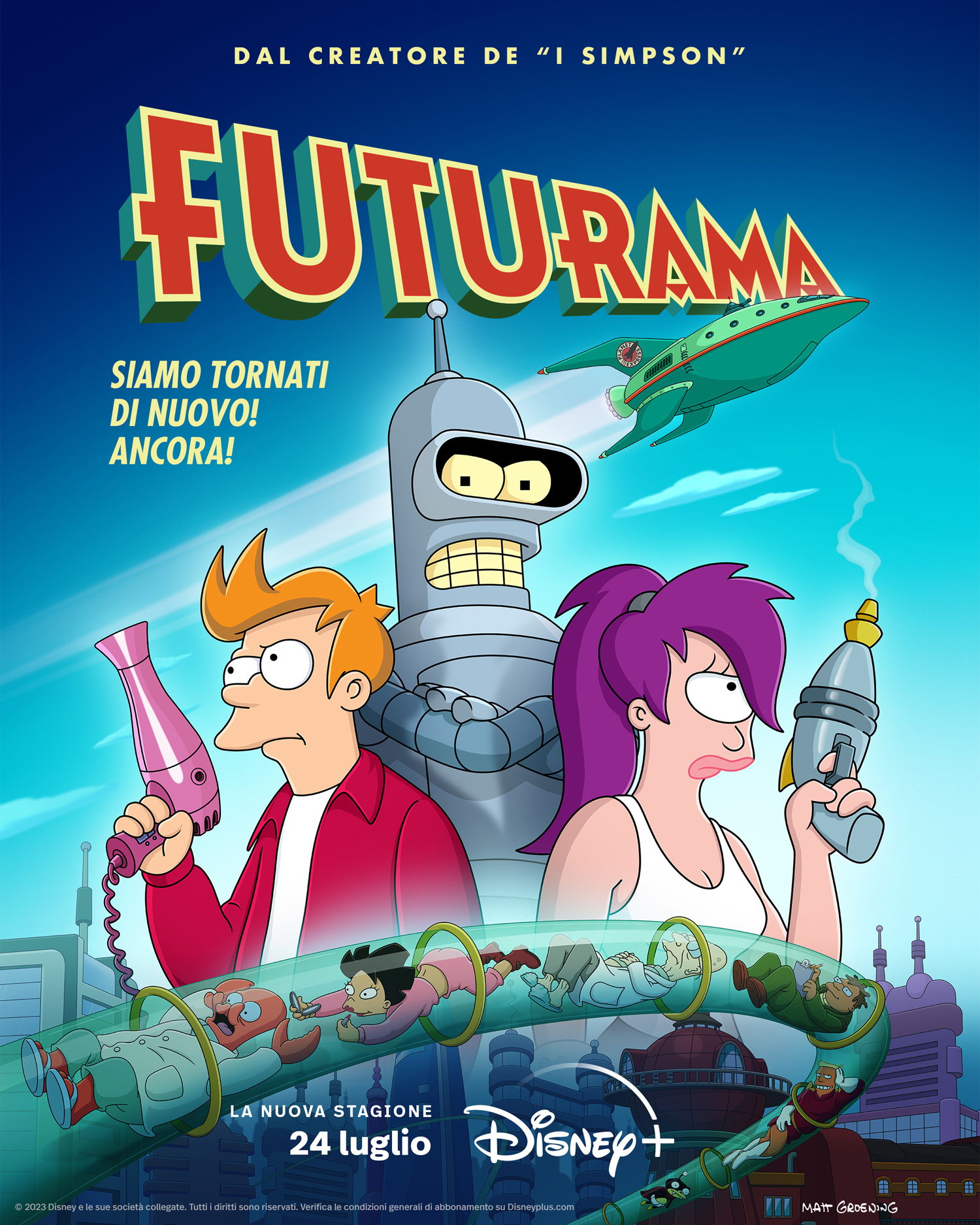 Poster Futurama (stagione 11) Disney+
