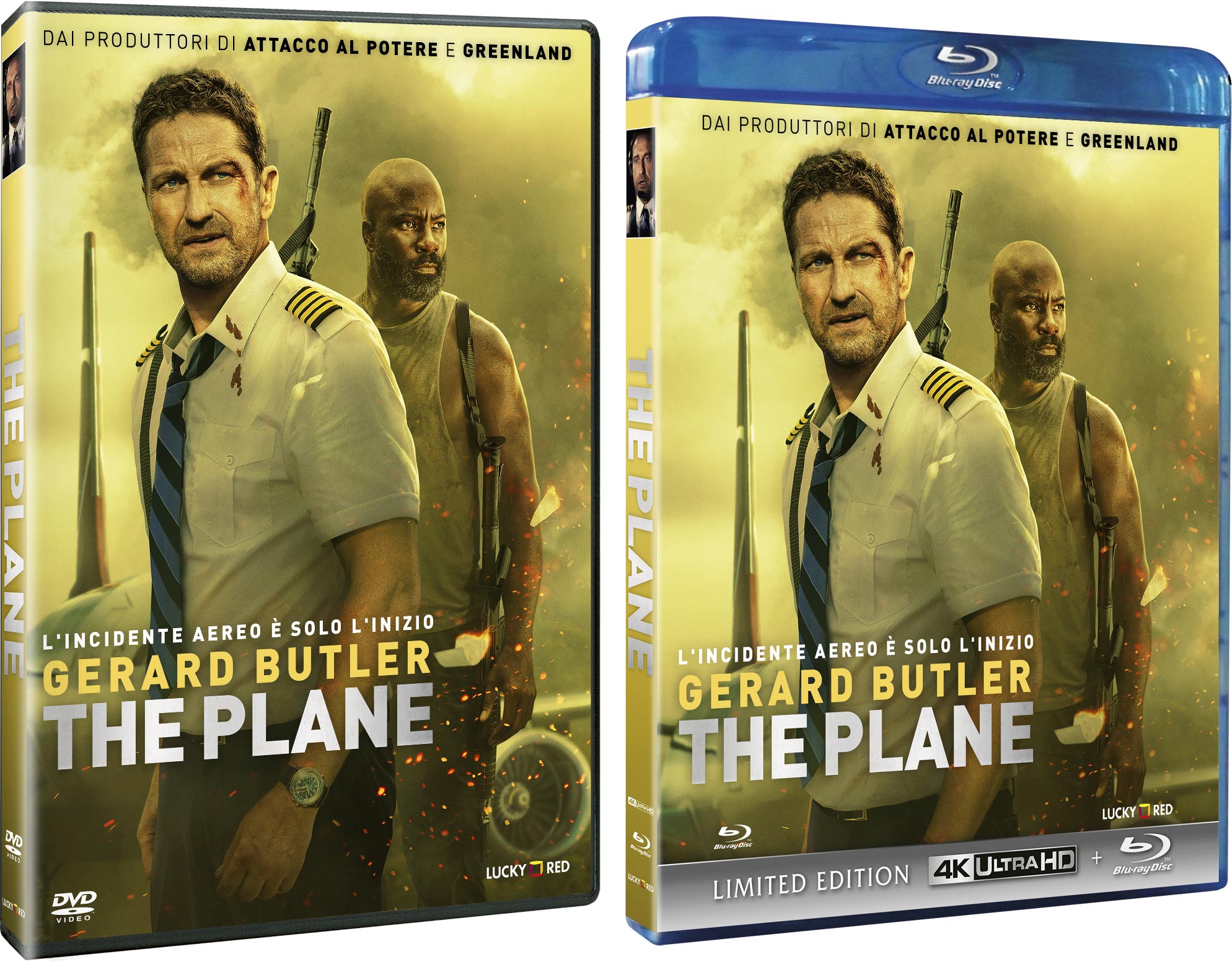 The Plane con Gerard Butler in DVD e Blu-Ray