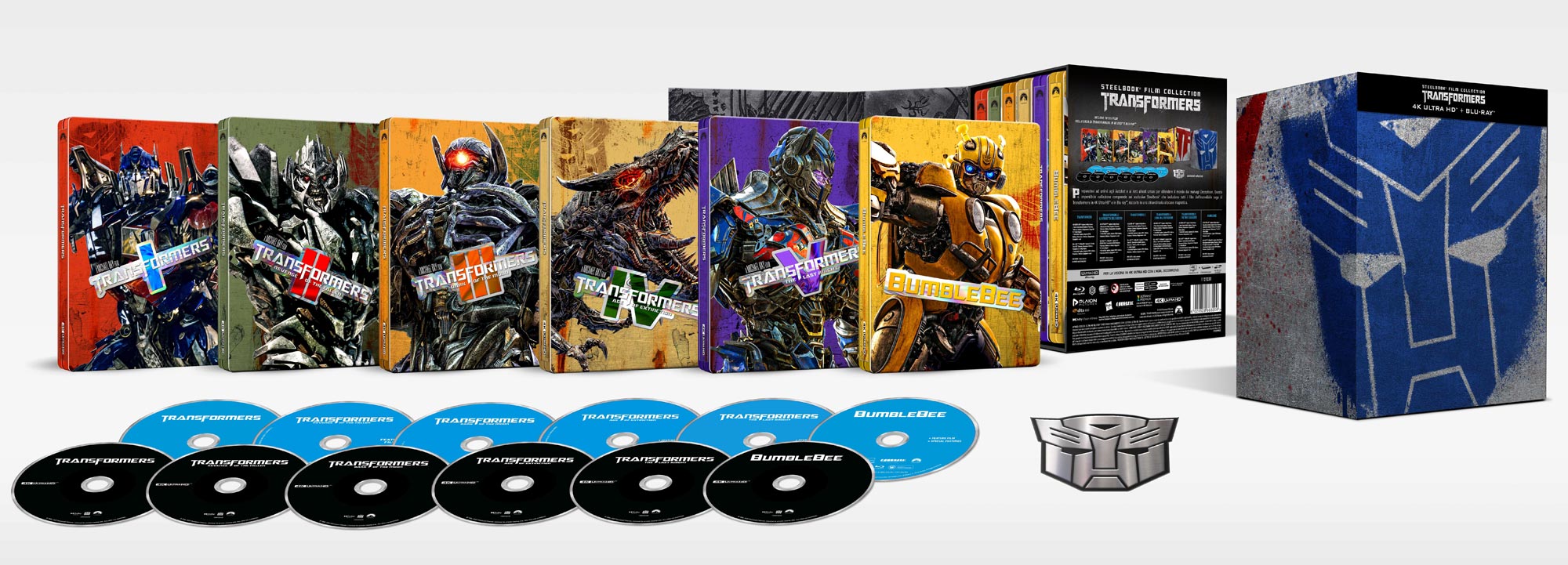 Transformers - Steelbook Film Collection (film 2007-2018)