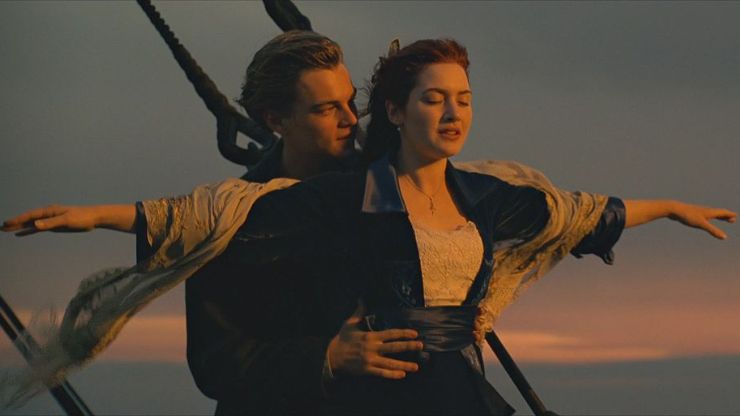 Iconic moment from Titanic