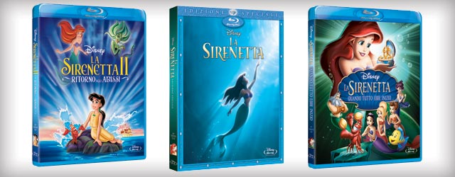 La Sirenetta 1, 2, 3 in Blu-ray
