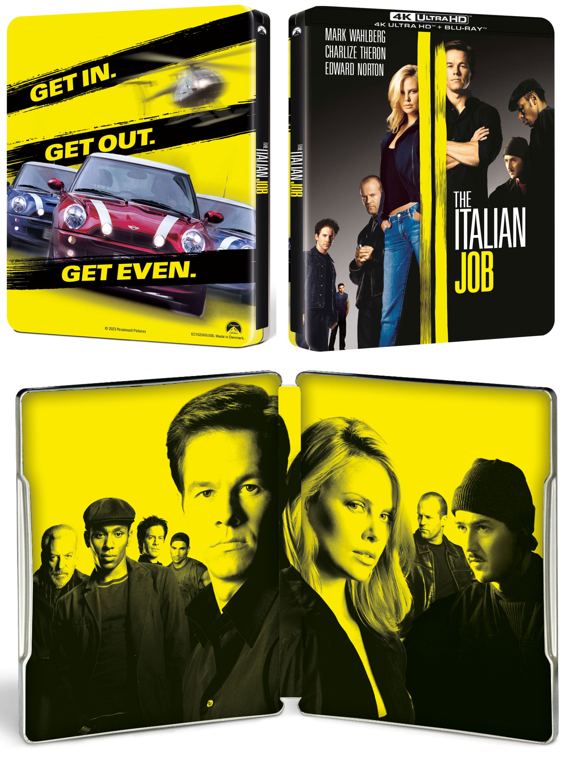 The Italian Job in Steelbook 4K UHD + Blu-ray