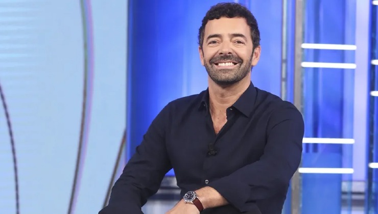 Alberto Matano il conduttore de "La vita in diretta".