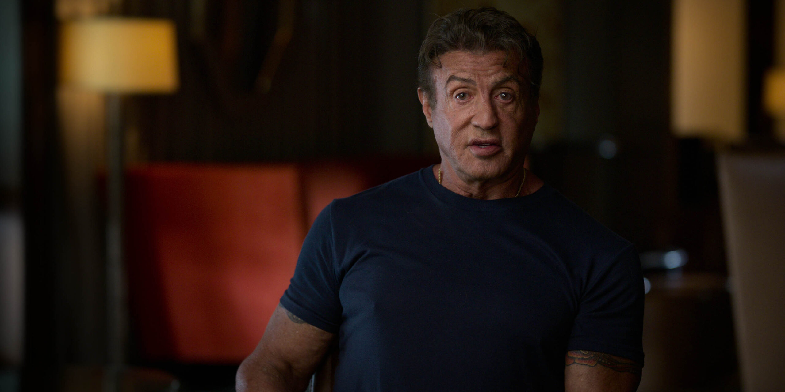 Sylvester Stallone in Arnold 1x02 [credit: courtesy of Netflix]