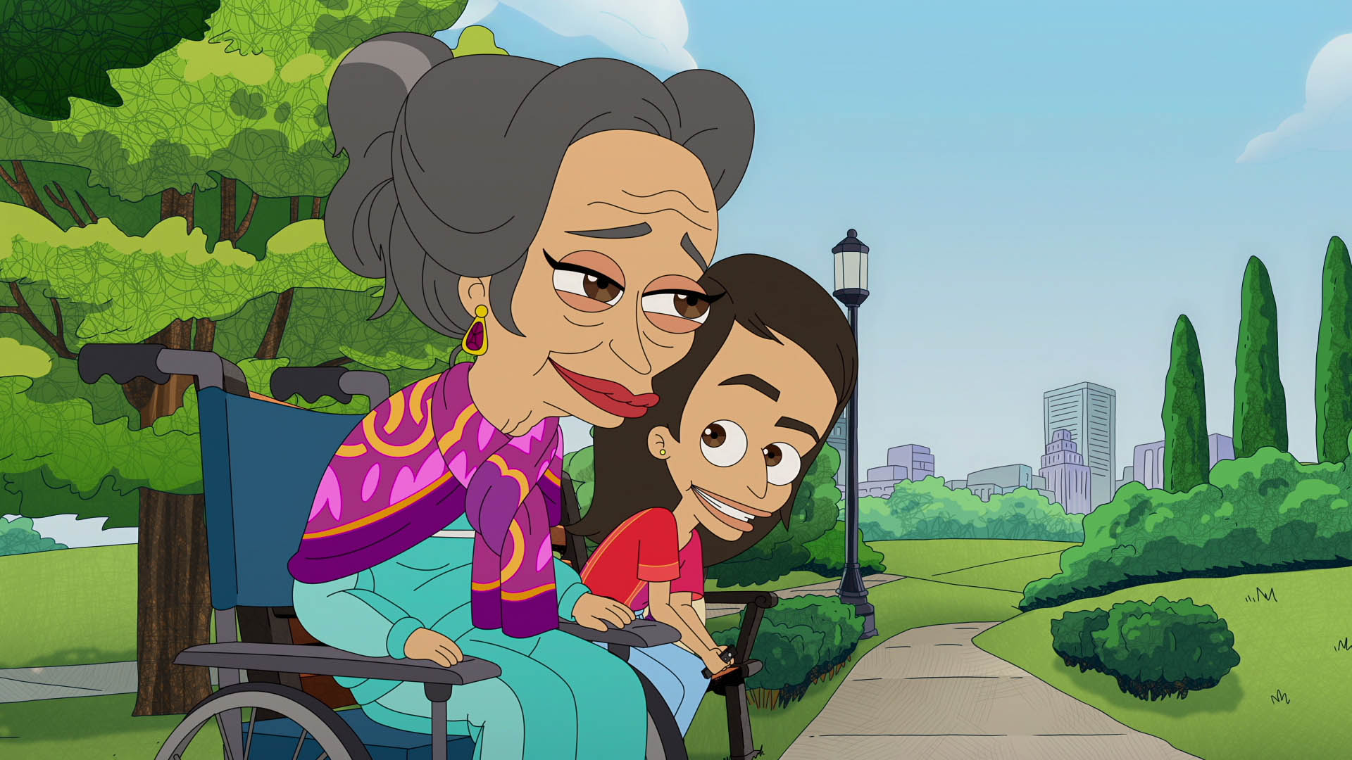 (S-D) Nidah Barber-Raymond come Yara e Josie Totah come Natalie in Human Resources 1x09 [credit: courtesy of Netflix; Copyright 2022 Netflix, Inc.]