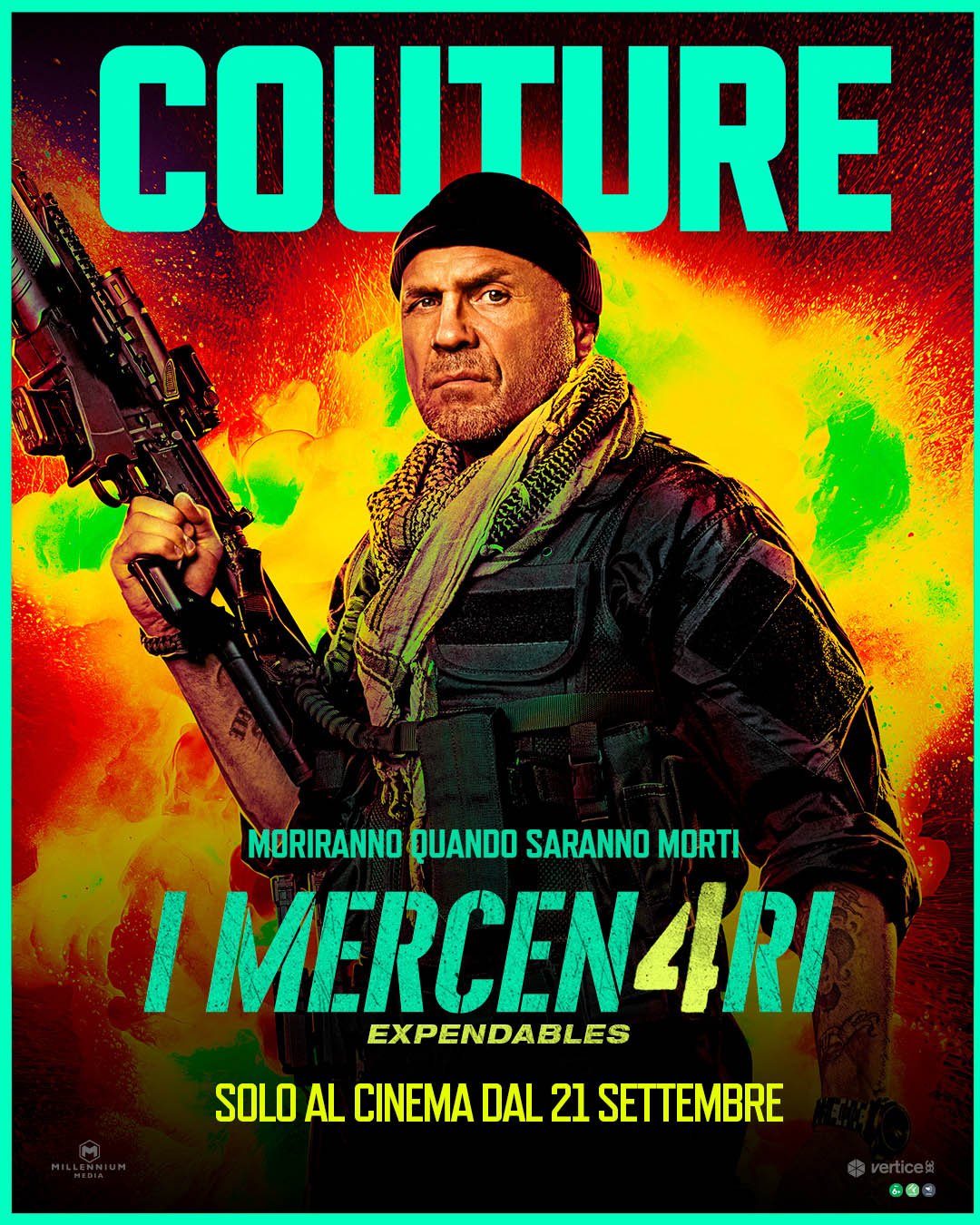 I Mercen4ri - Expendables Poster personaggio Randy Couture
