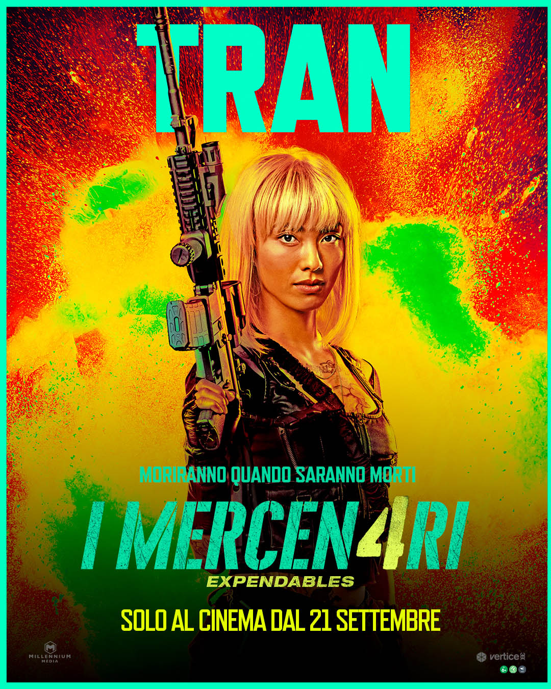 I Mercen4ri - Expendables Poster personaggio Levy Tran