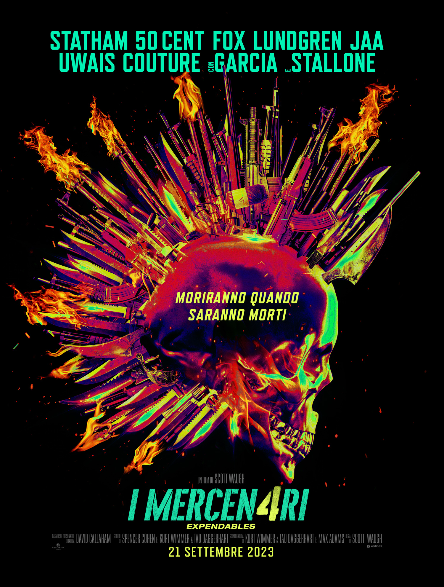 I Mercen4ri - Expendables - Teaser Poster