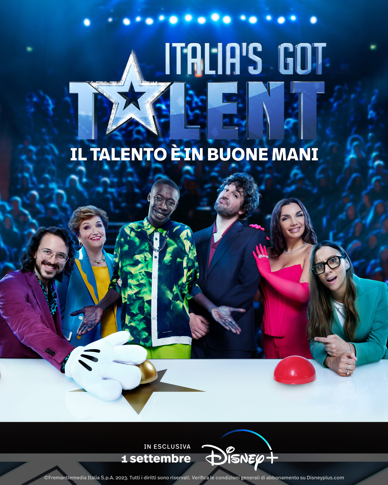 Poster Italia's Got Talent 2023 su Disney+