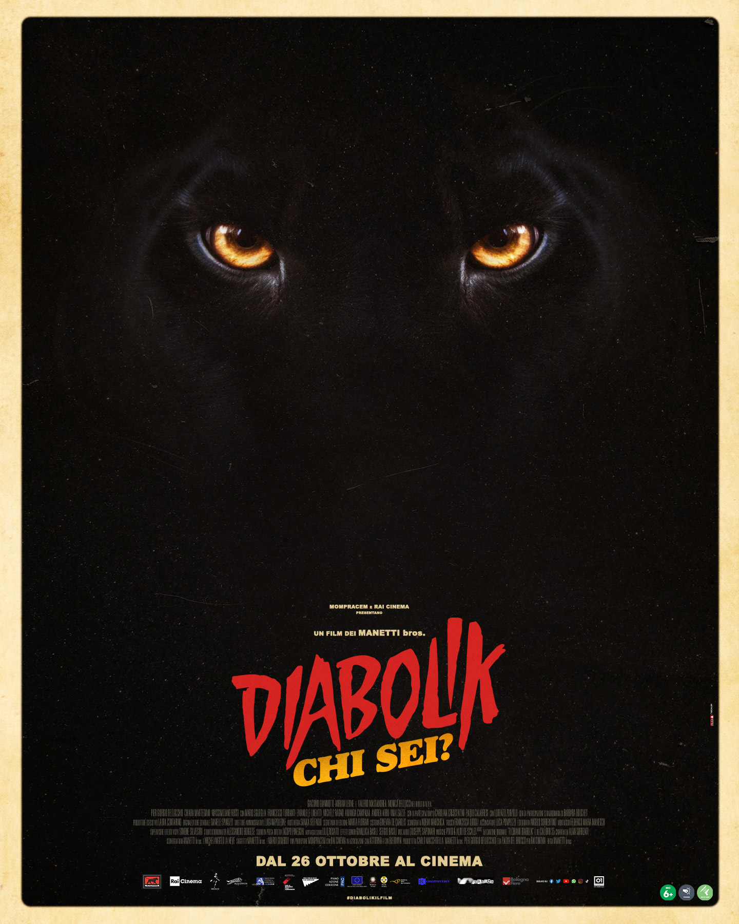 Teaser Poster Diabolik chi sei