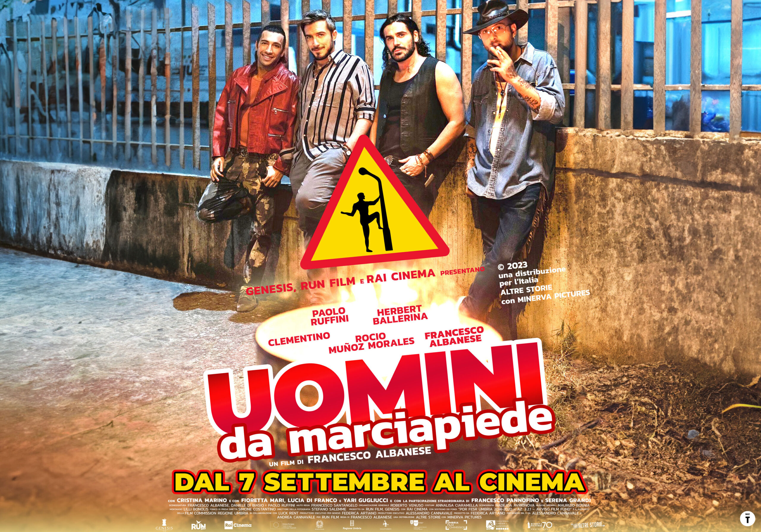 Uomini da marciapiede di Francesco Albanese - Poster orizzontale