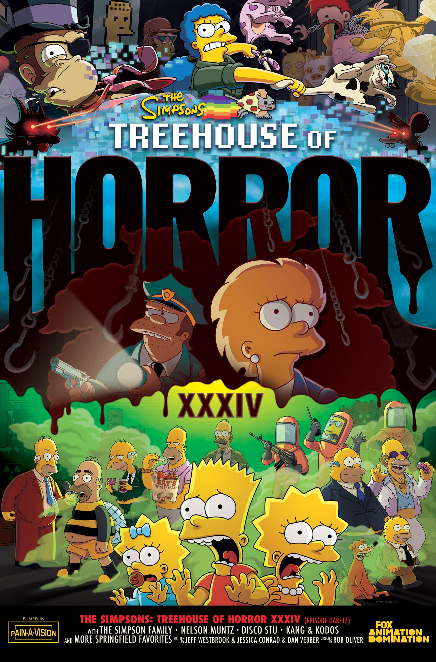 I Simpson, la Paura fa Novanta 34 -Poster [credit: Twitter/TheSimpsons]