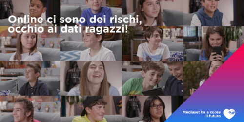 Mediaset campagna Occhio ai dati, ragazzi
