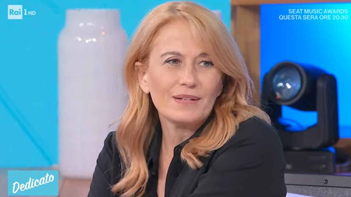 Monica Maggioni ospite a Dedicato su Rai1 (2021)