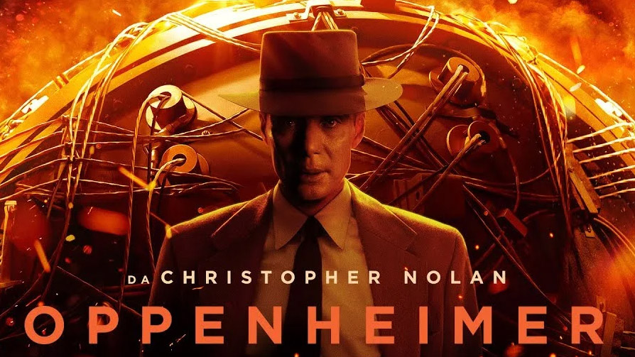 Oppenheimer di Christopher Nolan, poster orizzontale
