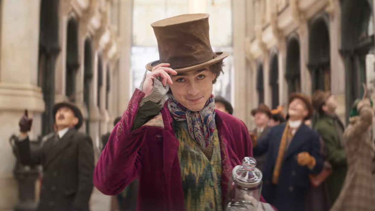 Wonka, scena da trailer film con Timothée Chalamet