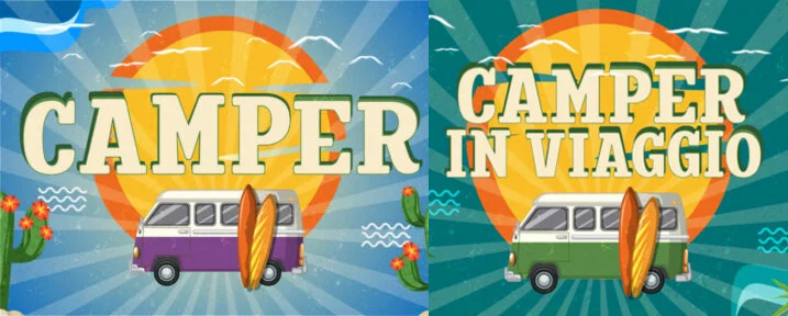 Camper e Camper in Viaggio - loghi Rai1