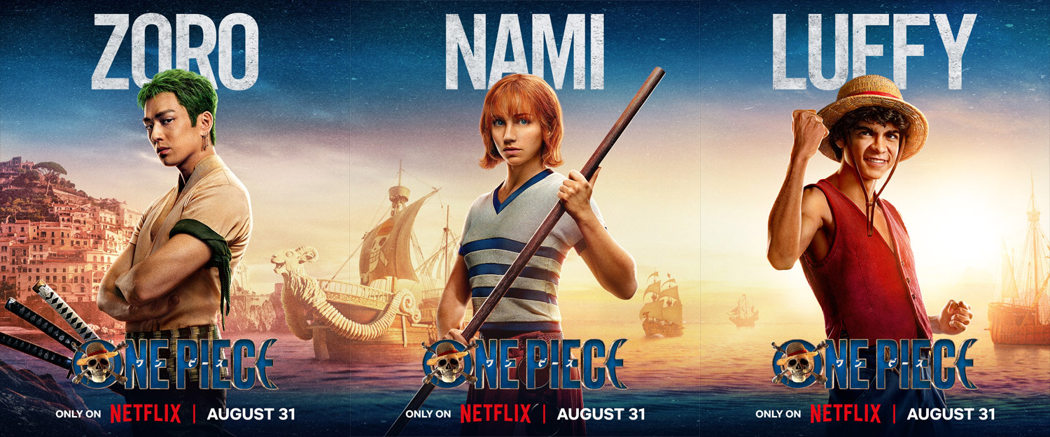 One Piece, i poster dei personaggi del live action Netflix