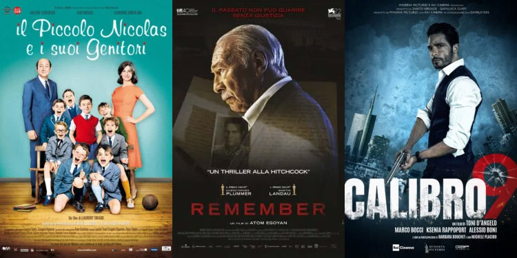 Poster Il Piccolo Nicolas e i suoi genitori, Remember, Calibro 9