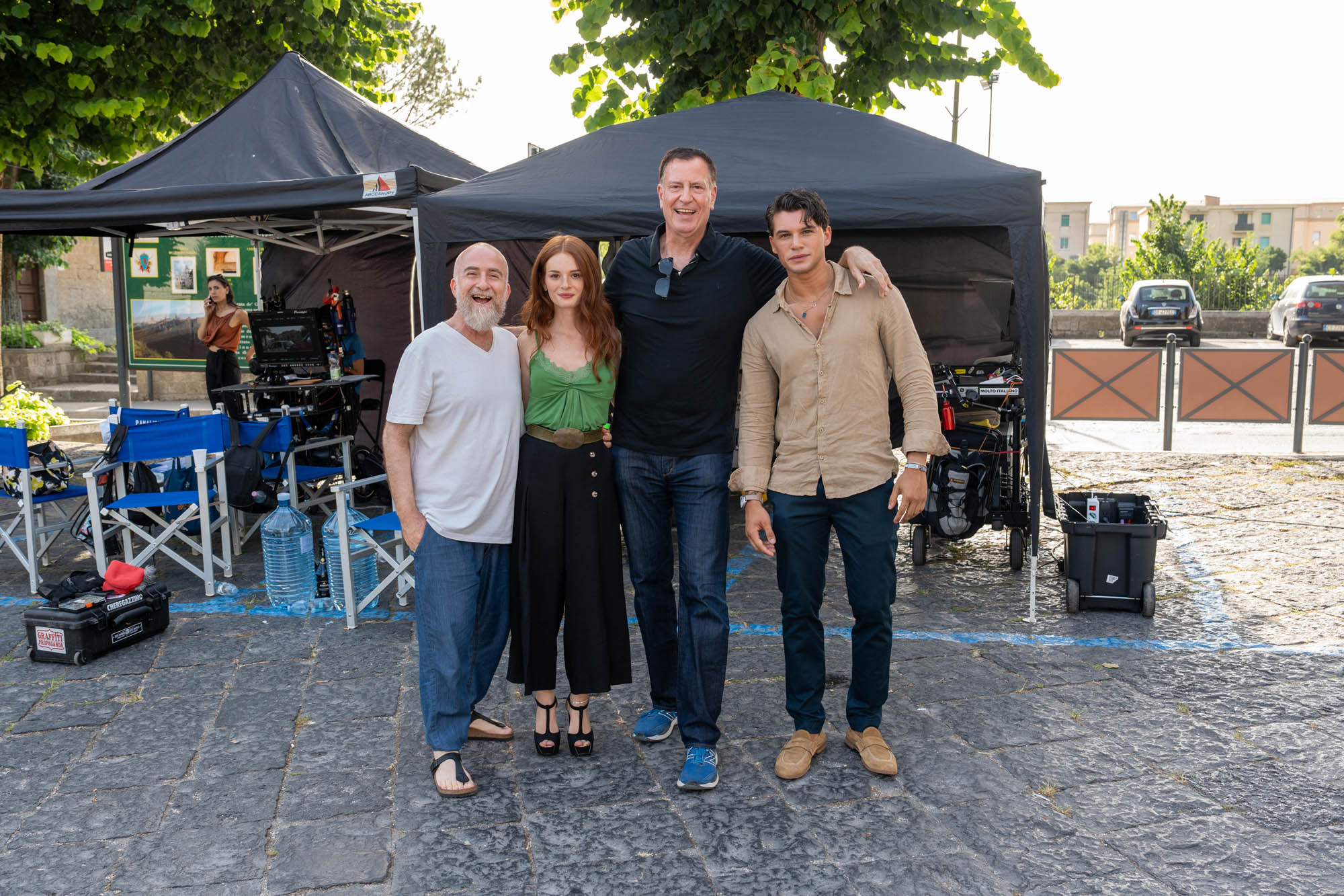 Foto dal set del film Qui staremo benissimo [credit: courtesy of Ufficio Stampa film]