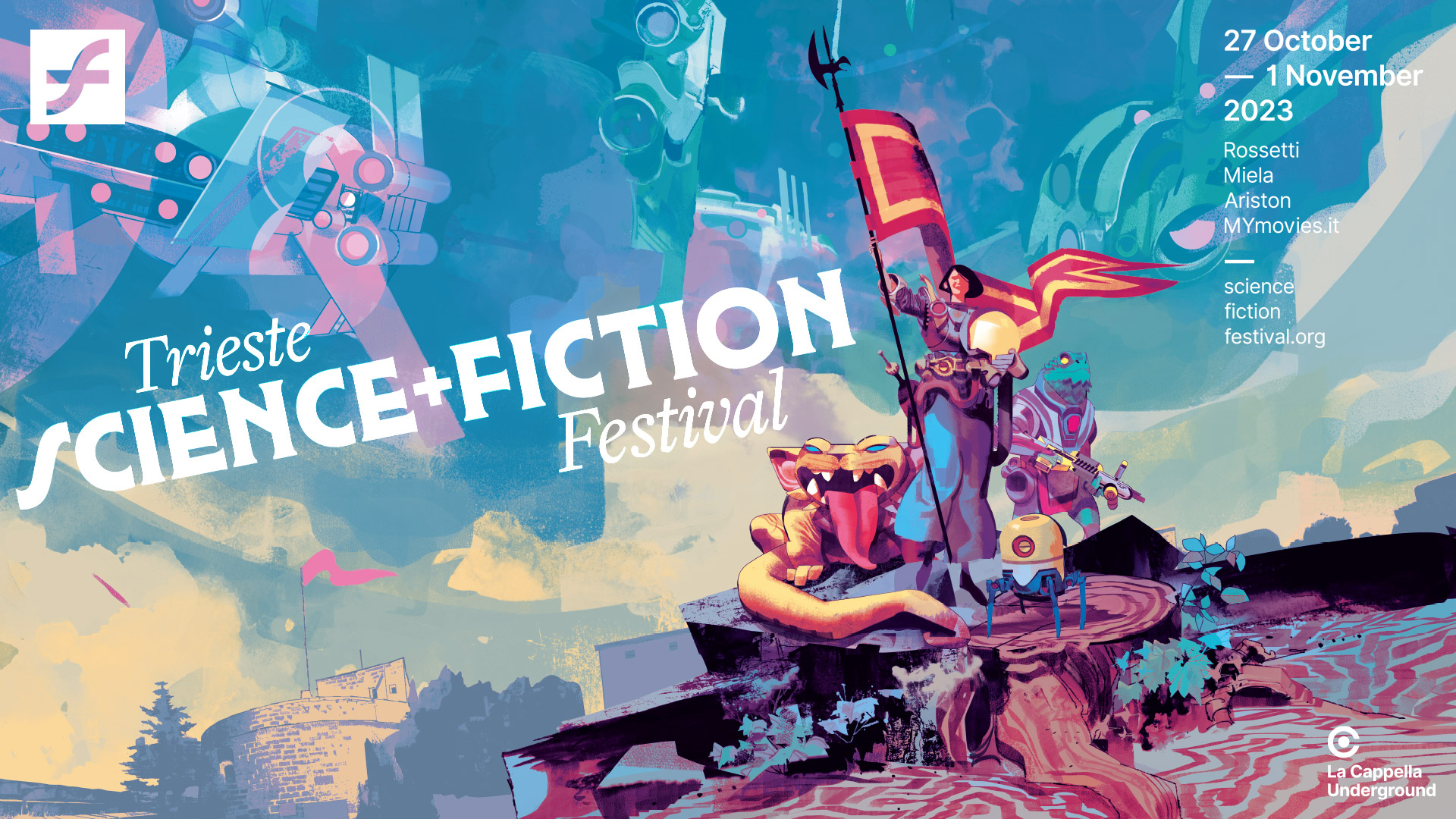 Trieste Science+Fiction Festival 2023 - Poster Verticale