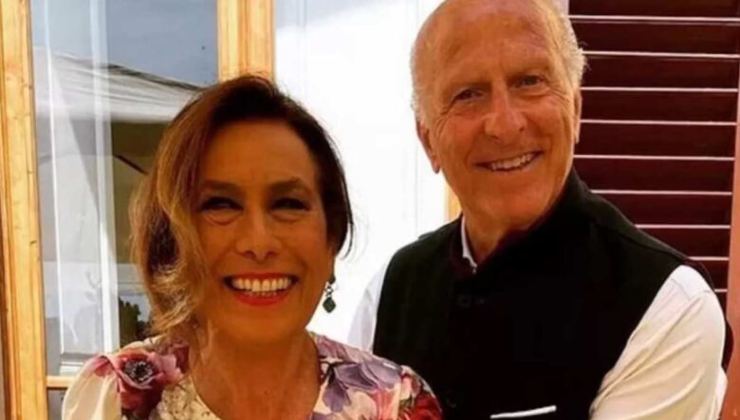 Cesara Buonamici e il marito Cesara Buonamici e il marito