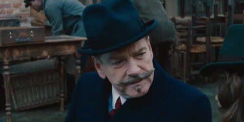 Kenneth Branagh come Hercule Poirot in Assassinio a Venezia