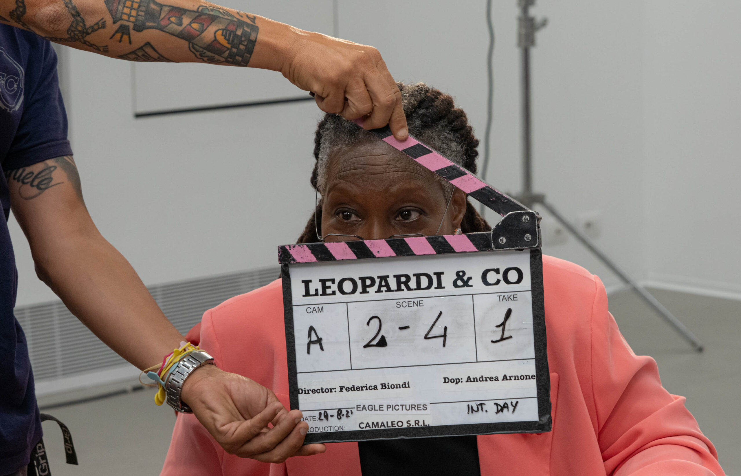 Whoopi Goldberg in Leopardi & Co. di Federica Biondi - Primo Ciak [credit: Chiara Calabro'; courtesy of Eagle Pictures]