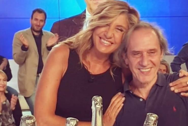 Myrta Merlino con Ermanno Corbella