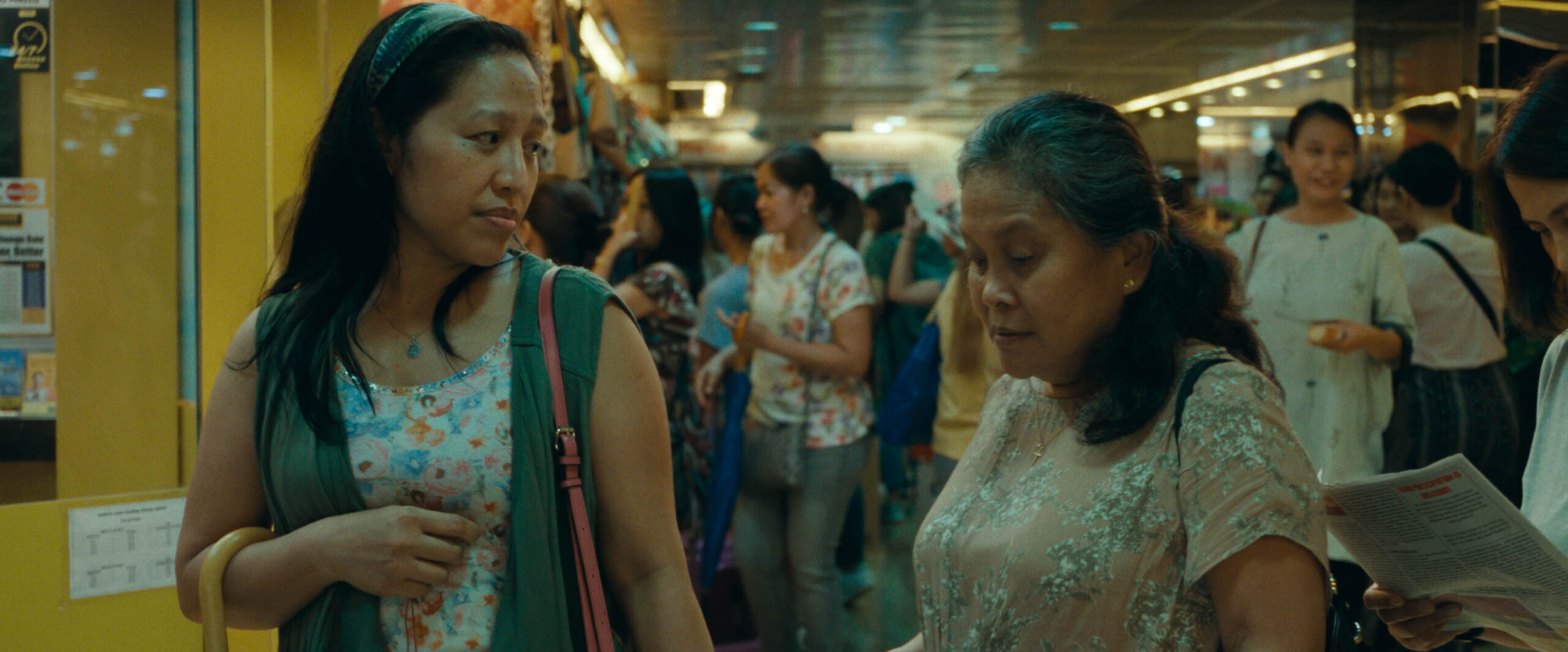 Puri (Amelyn Pardenilla), Essie (Ruby Ruiz) in Expats [credit: Copyright Amazon Studios; courtesy of Prime Video]