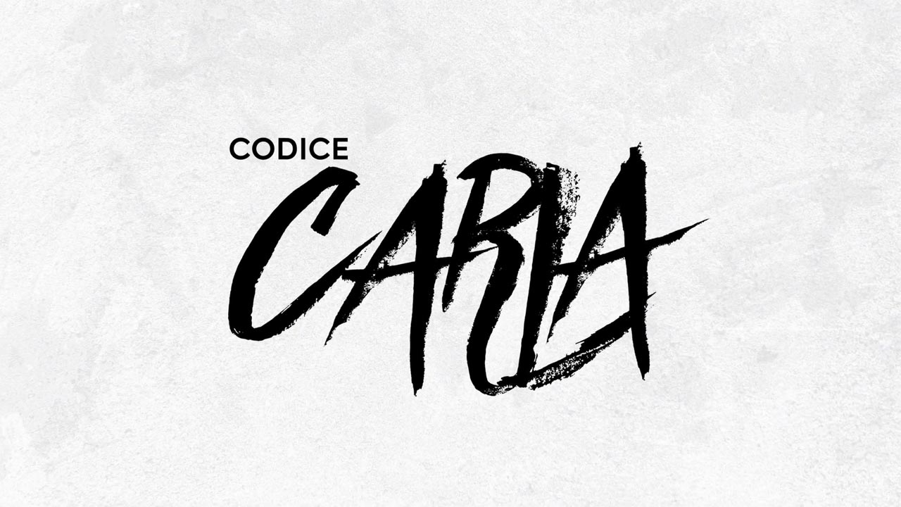 Codice Carla di Daniele Luchetti, logo da trailer