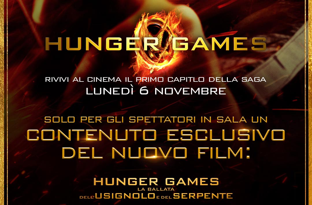 Hunger Games ritorna in sala 6 novembre 2023 - estratto poster