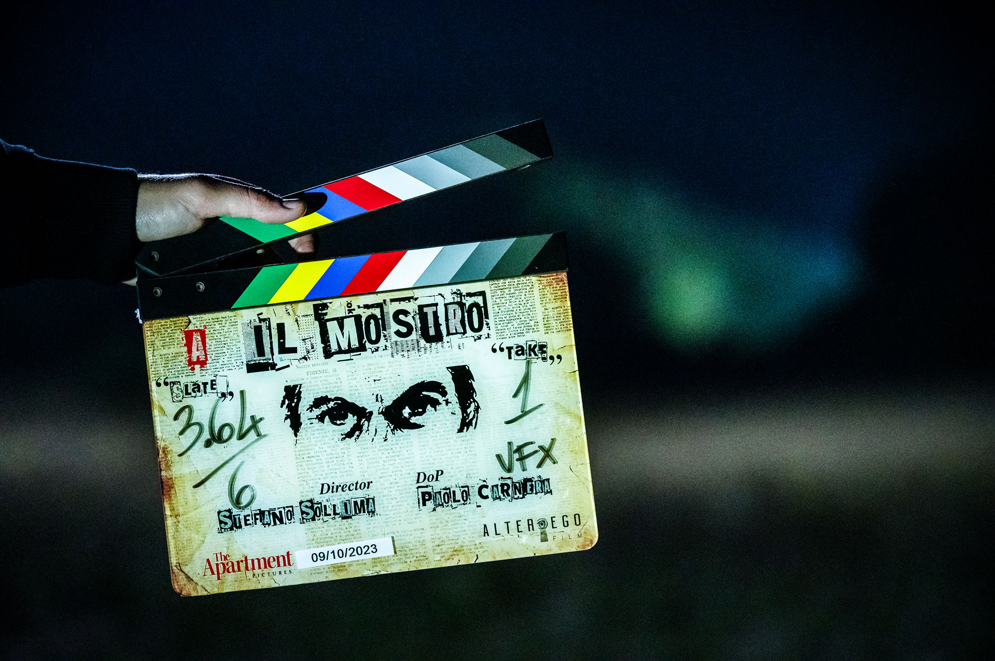 Il Mostro di Stefano Sollima - primo ciak [credit: courtesy of Netflix]