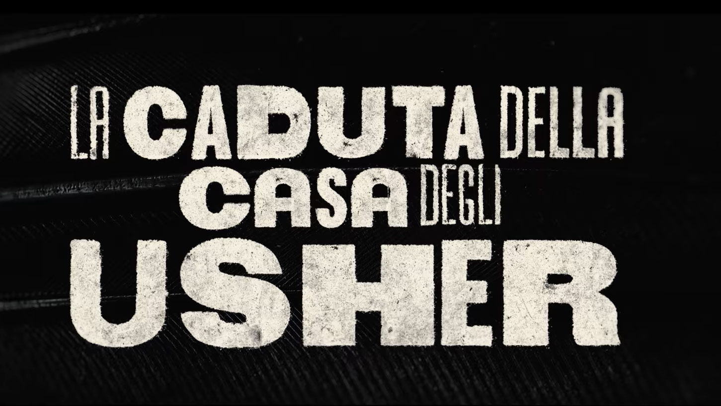 La caduta della casa degli Usher, logo wide serie Netflix