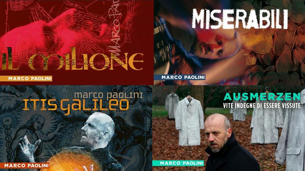 Marco Paolini - 12 suoi spettacoli CG Collection - Il Milione, Miserabili Io e Margaret Thatcher, ITIS Galileo, Ausmerzen