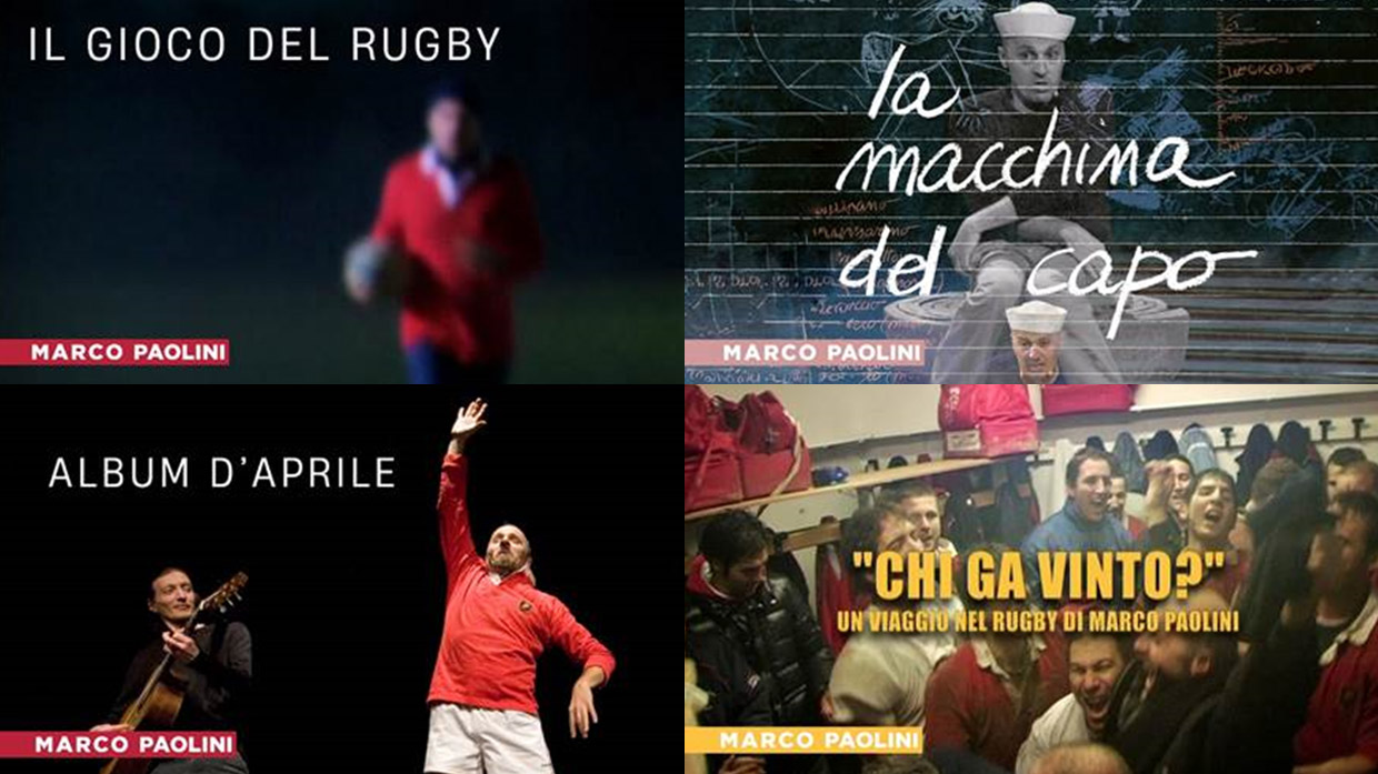 Marco-Paolini - spettacoli CG Collection - Chi Ga vinto, Il gioco del rugby, Album d'aprile, La macchina del capo