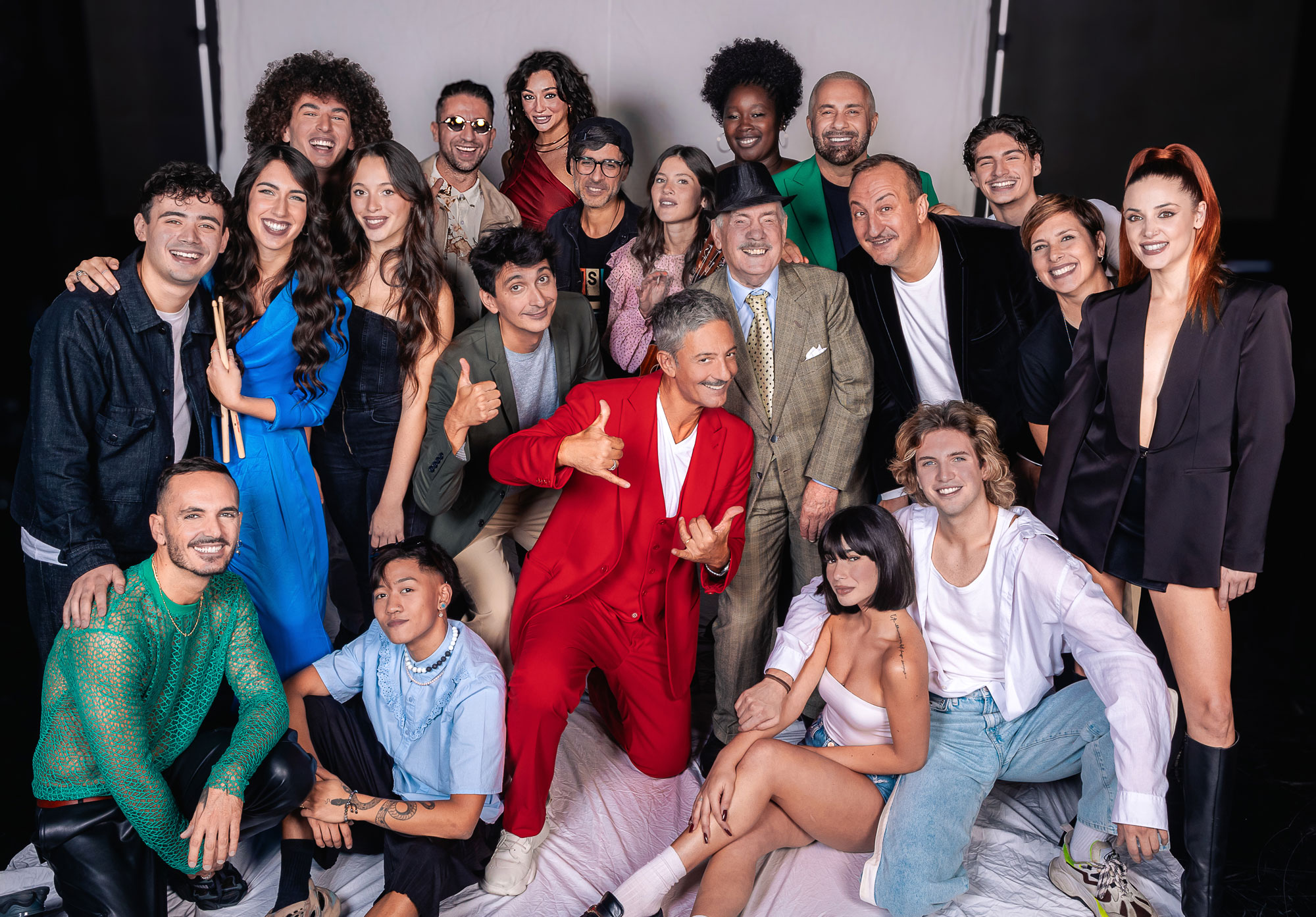 Il cast della 2a edizione di Viva Rai2! [credit: foto di Adolfo Franzo]