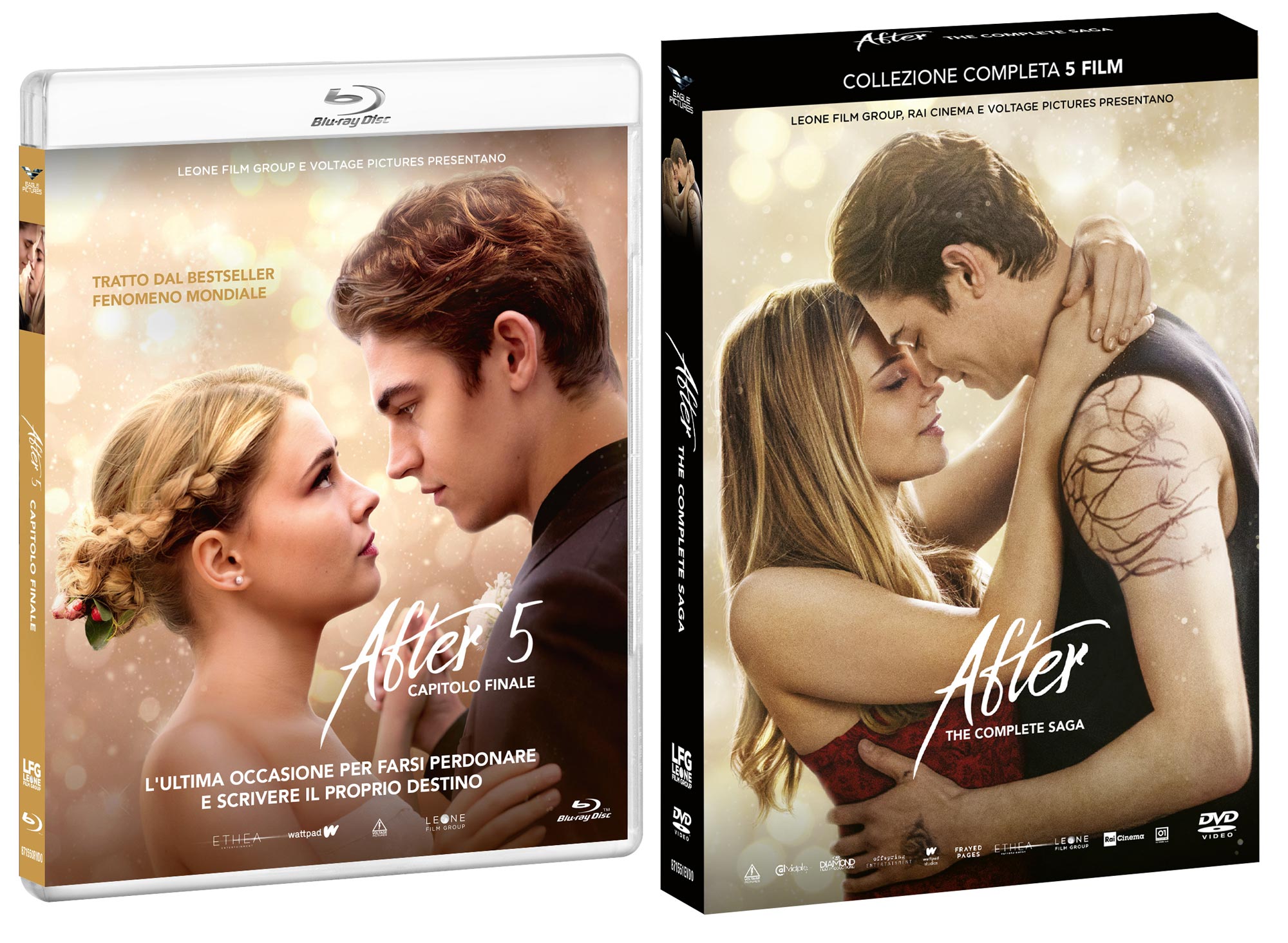After 5 in Blu-ray e Cofanetto 'After' in DVD