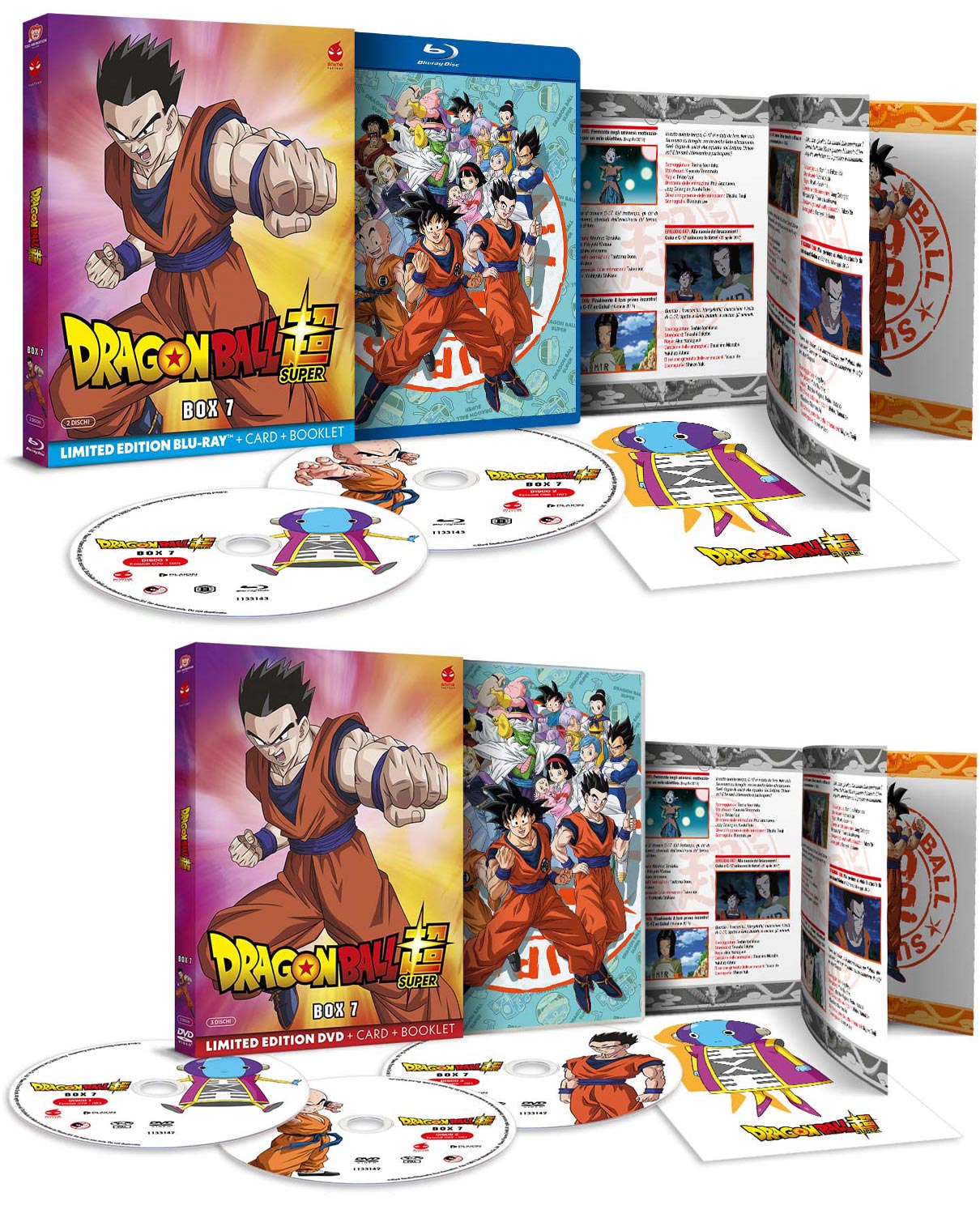 Dragon Ball Super Box 7 in DVD e Blu-ray