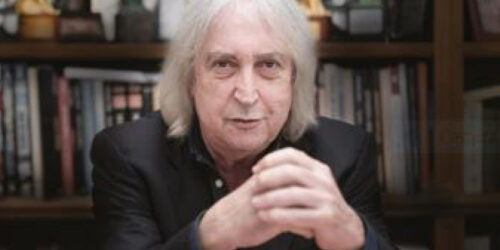 Enrico Vanzina in Vi Racconto, rubrica di approfondimento settimanale di Cine34, in onda sul canale tematico Mediaset da lunedì 6 novembre 2023 in seconda serata per un anno intero. Roma, 4 Novembre 2023. [credit: ANSA/US MEDIASET]