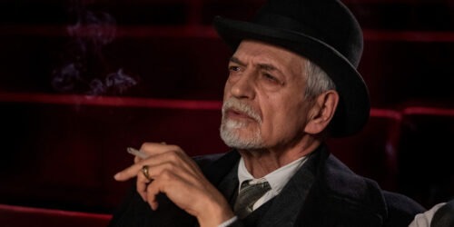 Eterno Visionario, Fabrizio Bentivoglio come Luigi Pirandello nella prima foto dal film di Michele Placido